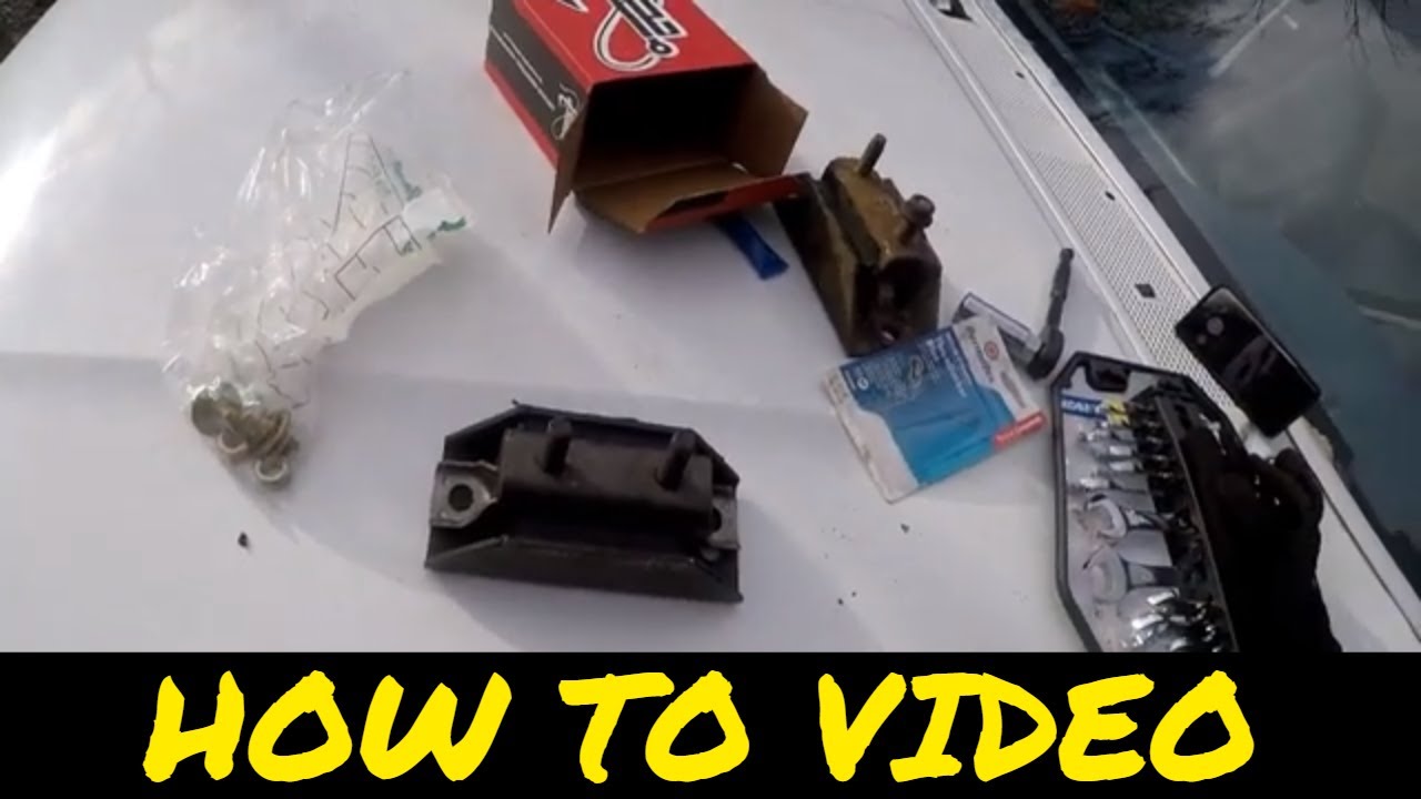 OBS FORD TRANSMISSION MOUNT REMOVAL AND INSTALL