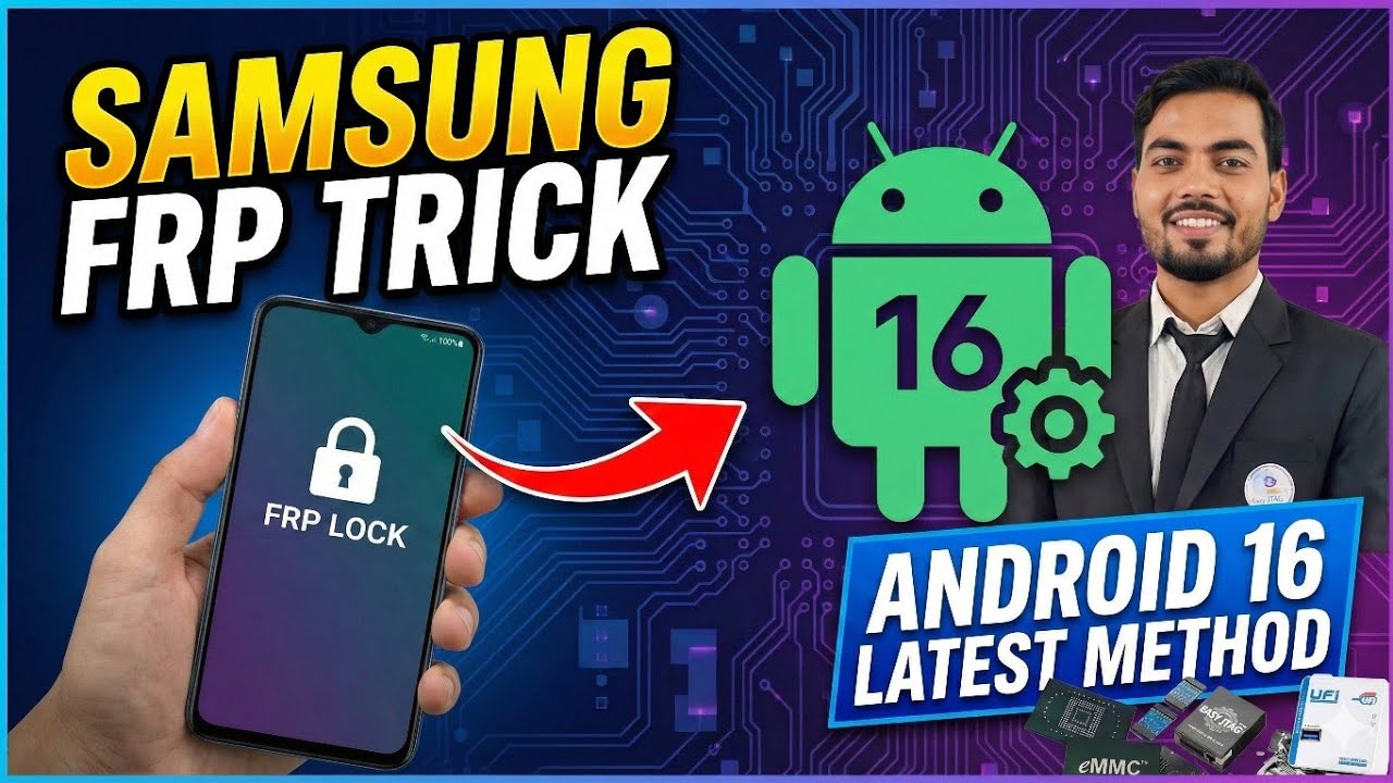 SAMSUNG ANDROID 16 FRP TRICK | SAM FW TOOL | SMART MOBILE SOLUTION