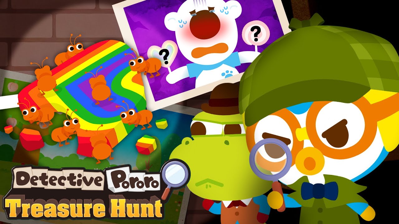 The Rainbow Lollipop | Detective Pororo Treasure Hunt 🔍 Solve the Mystery Together! | Kids Cartoon
