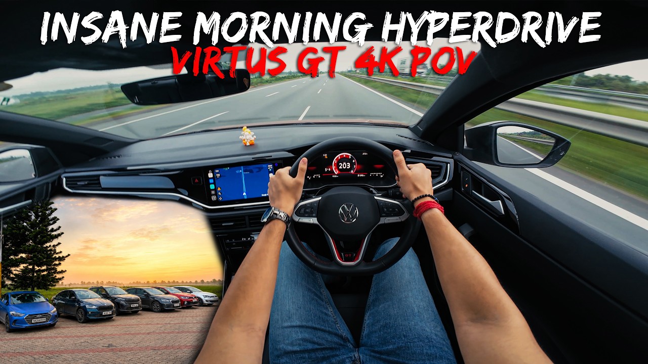 IT'S 5 A.M. LET'S GO FOR A DRIVE WITH THE BOYS | Virtus GT (4K POV)