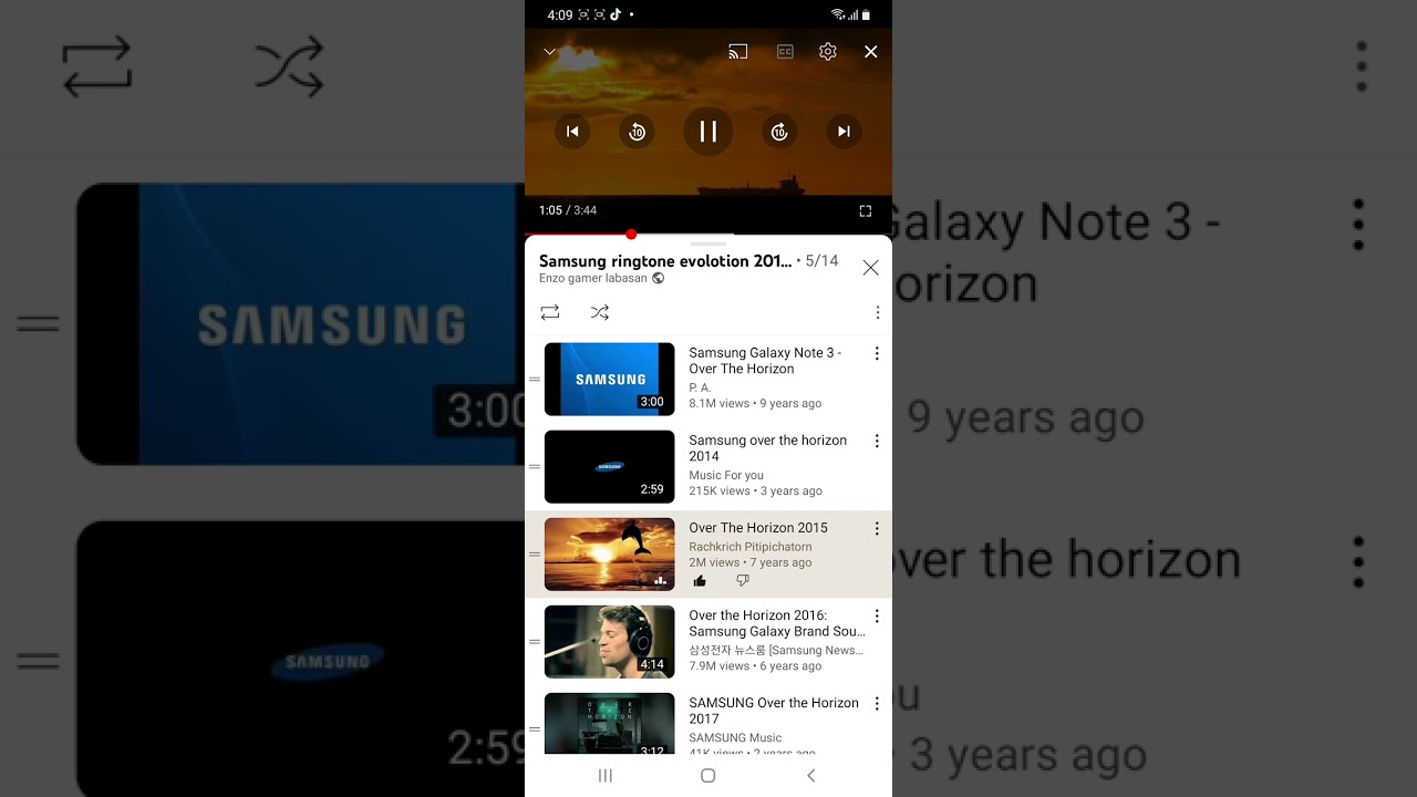 SAMSUNG OVER THE HORIZON 2015