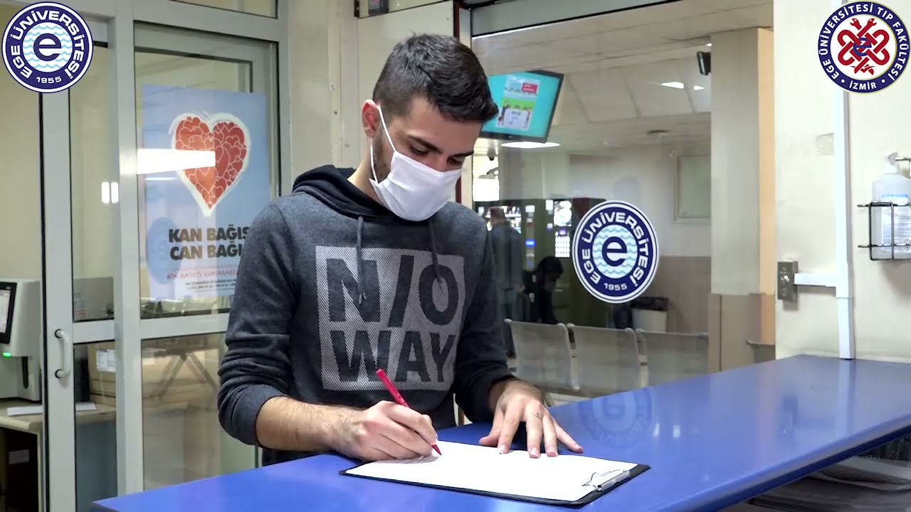 Ege Üniversitesi Tıp Fakültesi  Hastanesi Kan Merkezi Kan Bağışı Videosu