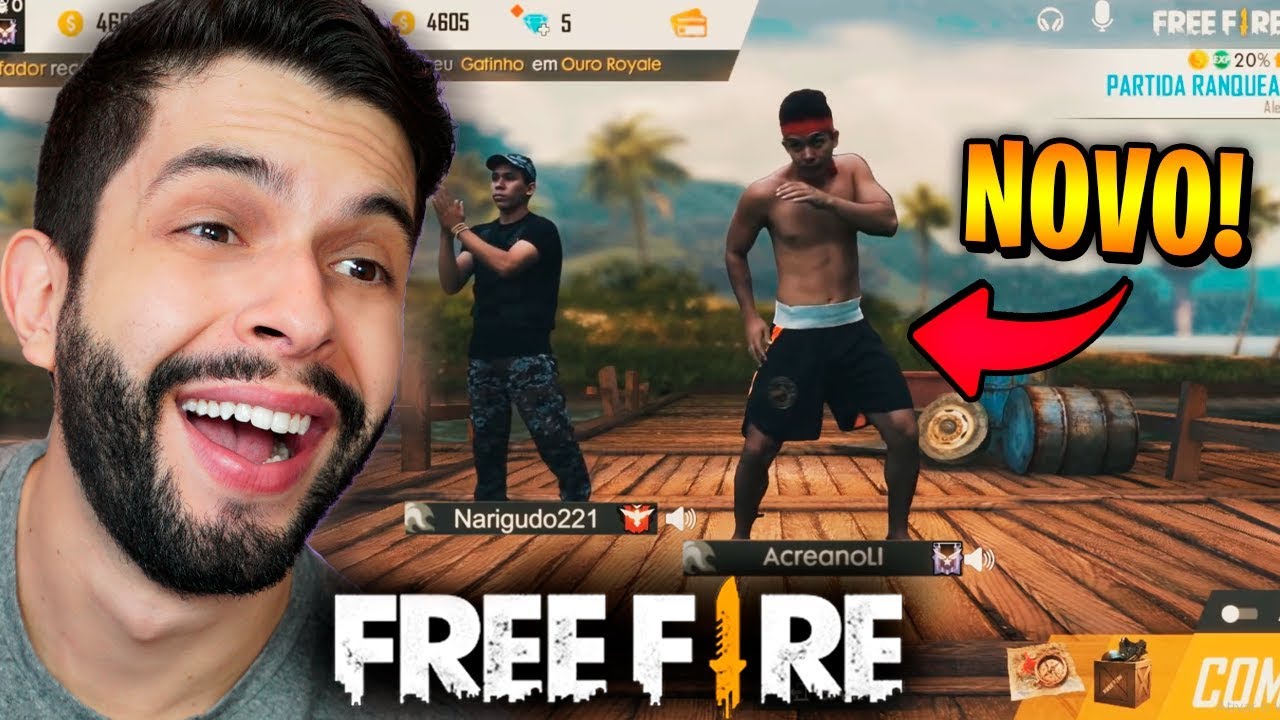 ELES NÃO TEM LIMITES!!! REAGINDO NOVO FREE FIRE NA VIDA REAL INCRÍVEL!!!
