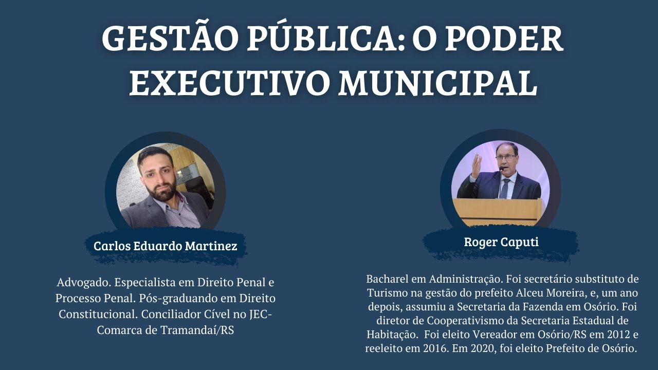 GEST&Atilde;O P&Uacute;BLICA: O PODER EXECUTIVO MUNICIPAL