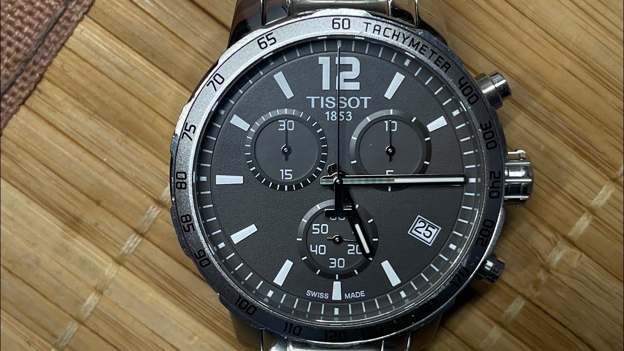 Как сбросить стрелки хронографа на часах TISSOT