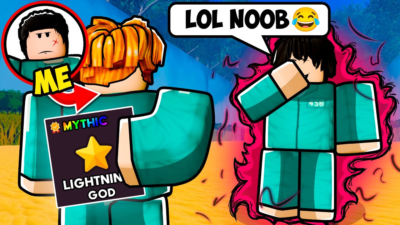 Pretending To Be A Noob With Mythic Powers in INK GAME...