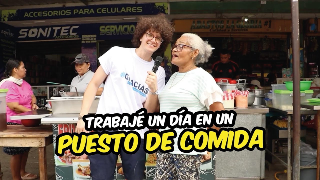TRABAJÉ un día en un PUESTO DE COMIDA | Qué pasa Mariete