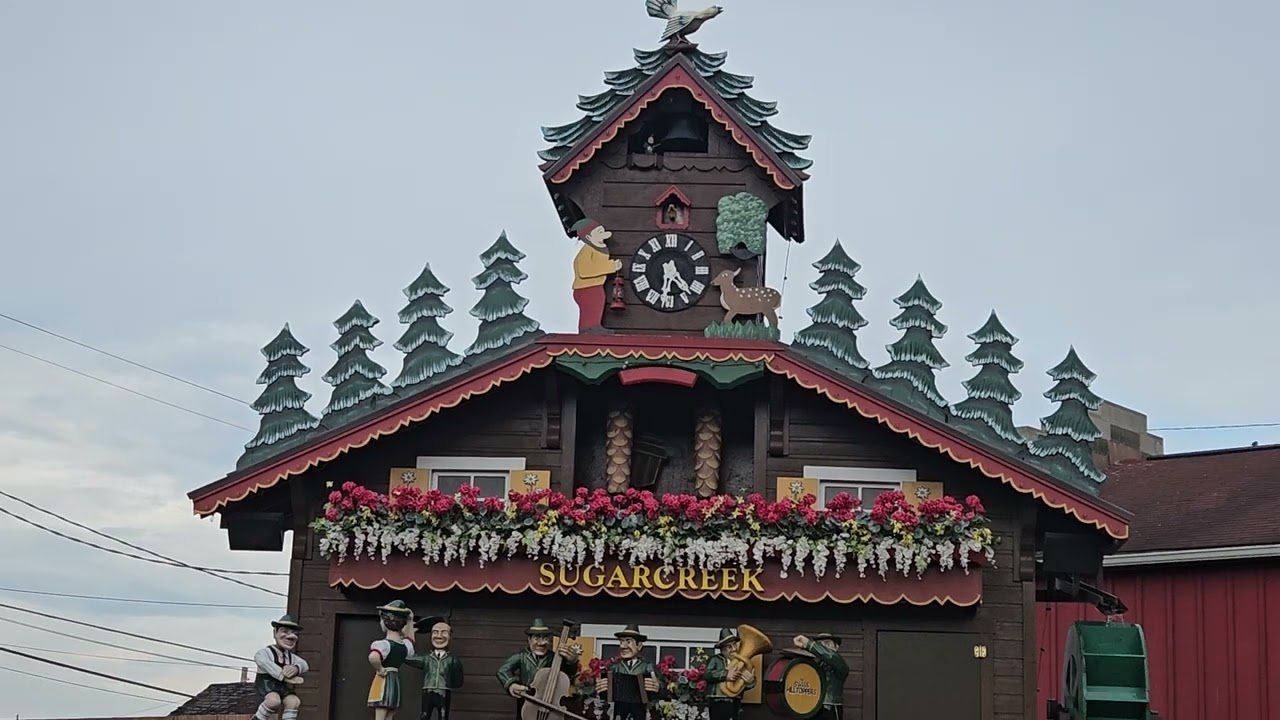 World's largest cuckoo clock, Sugarcreek Ohio.