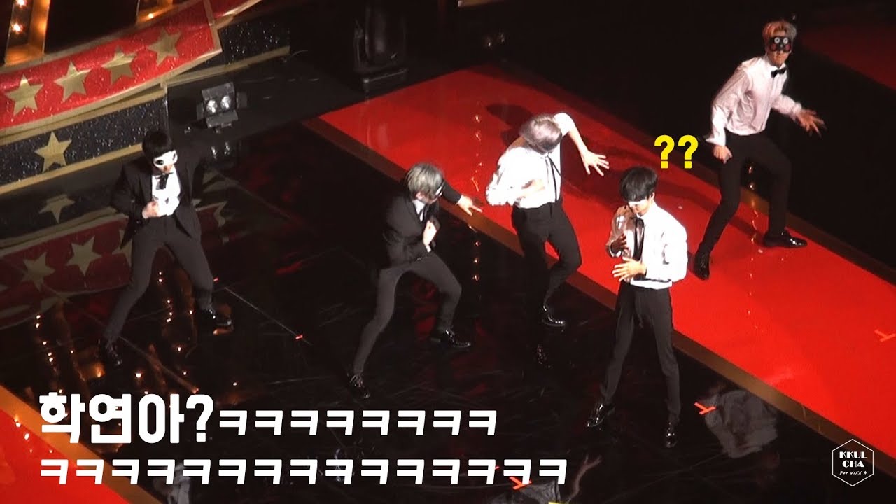 [FANCAM] 빅스, 눈 가리고 '사슬' 댄스 도전! @ 180504 고베 팬미팅 VFF 밤공연