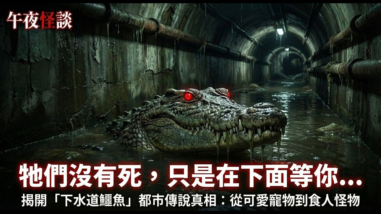 【訓住教聽 】官方認證的都市傳說？當年紐約下水道總監真的在地下射殺了2米長巨鱷？