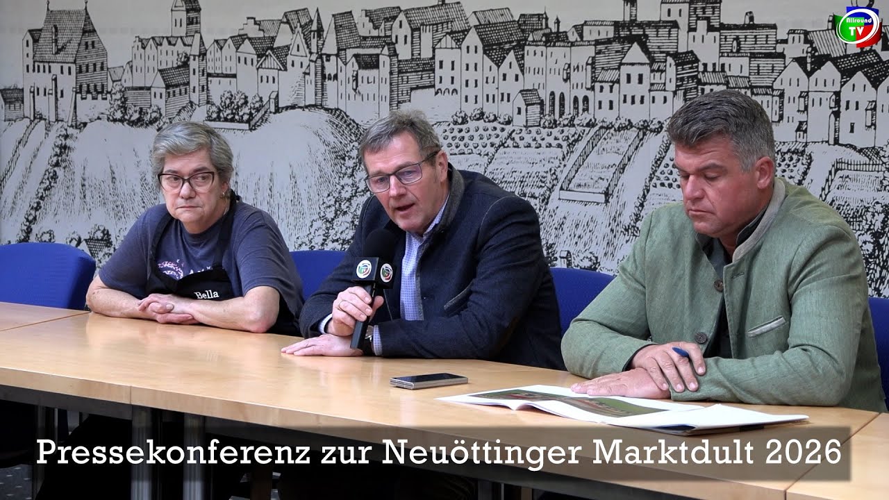 Pressekonferenz zur Neuöttinger Marktdult 2026