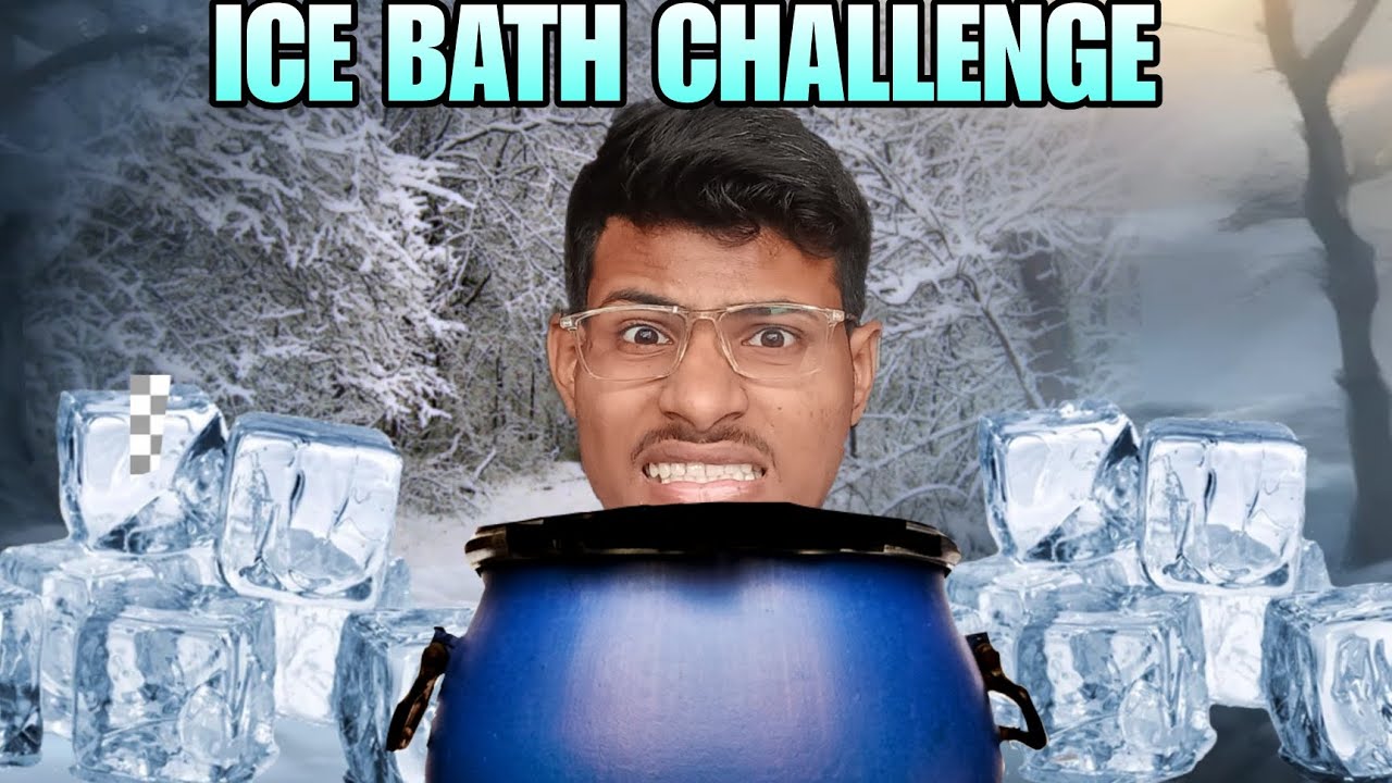Can I beat my friend in ice bath challenge ||