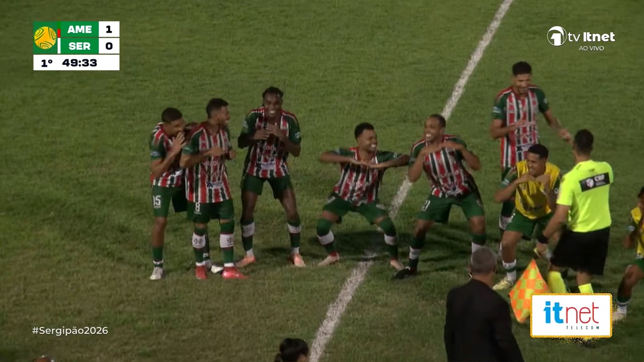 AMÉRICA PROPRIÁ 1 X 1 SERGIPE MELHORES MOMENTOS (26/02/2026)