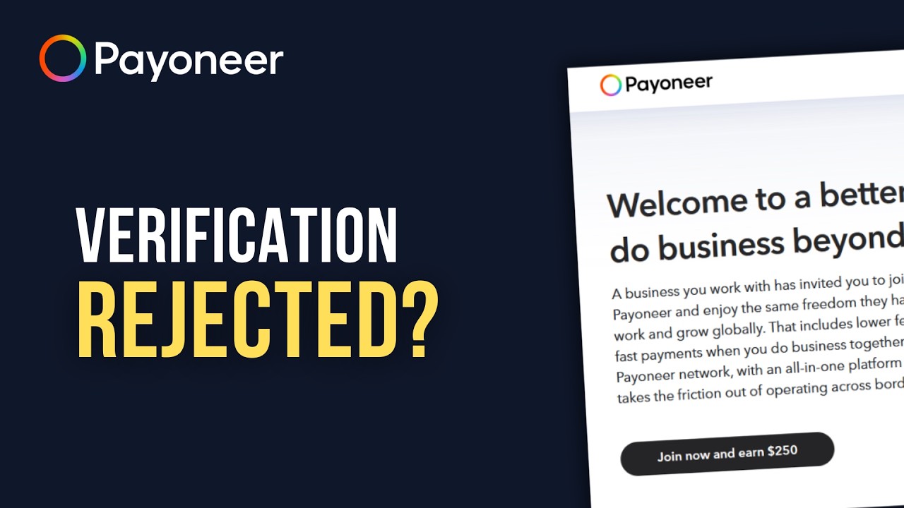 Fix Payoneer Verification Rejected: Step-by-Step Guide (2026)