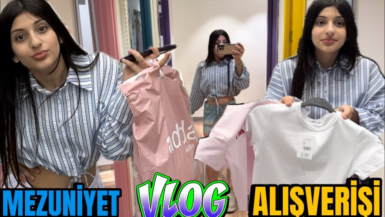 SUDENİN MEZUNİYET ELBİSESİNİ ALDIK! | Tüm Gün Alışveriş Vlogu (BABA  KIZ GÜNÜ)