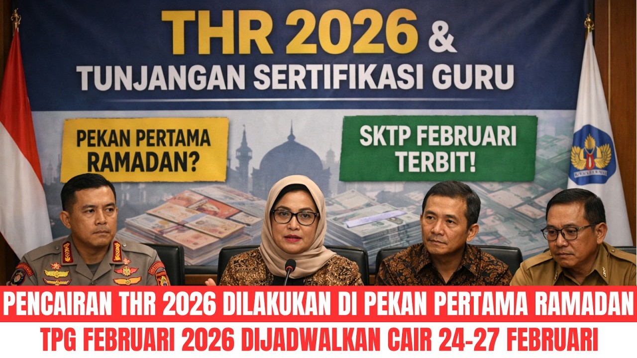 SKTP FEBRUARI SUDAH TERBIT, PENCAIRAN TPG DAN THR 2026 SEMAKIN DEKAT | AL KHOLIF