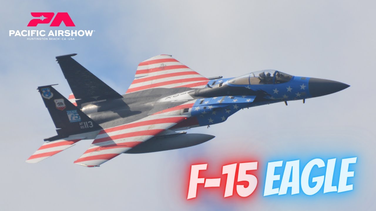 Stars and Stripes F-15C Eagle .. 2023 Pacific Airshow