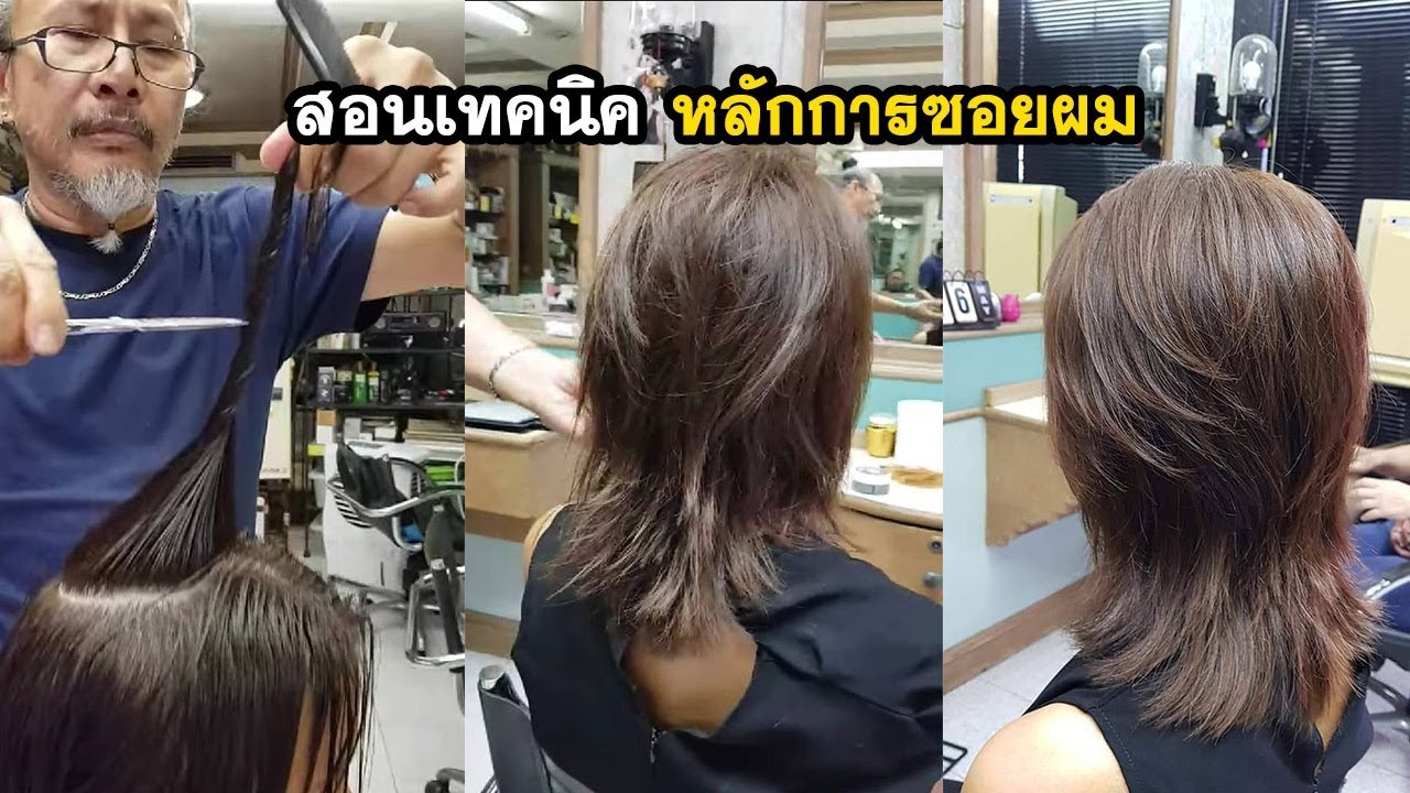 สอนเทคนิค หลักการซอยผม