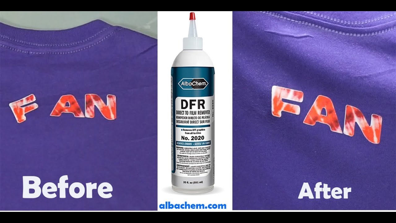 AlbaChem DFR Direct to Film Remover Instructional Video