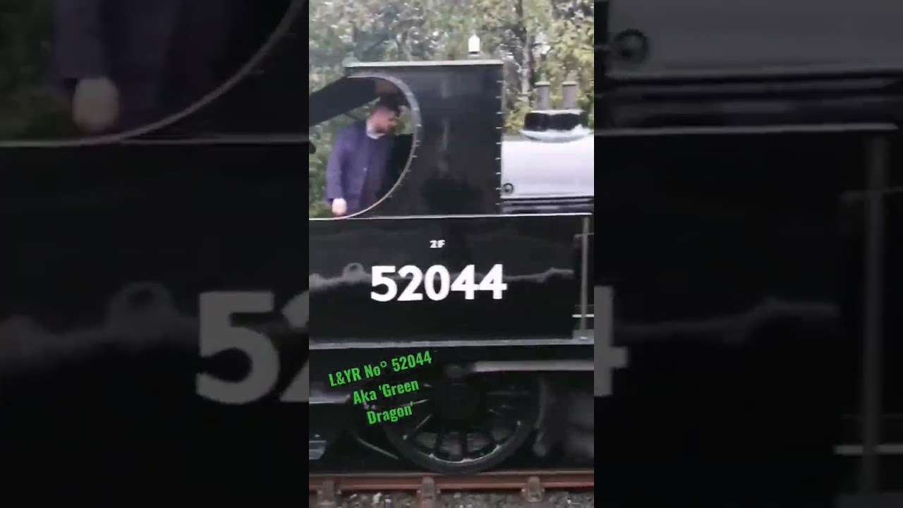 L&YR Class 25 No° 52044 AKA No° 957 'Green Dragon' runs around at Rawtenstall.