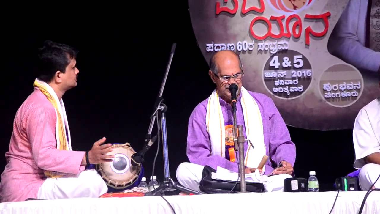Yakshagana Agari Bhagavathara shailiya padya by Ganapanna at Padyana Padayana