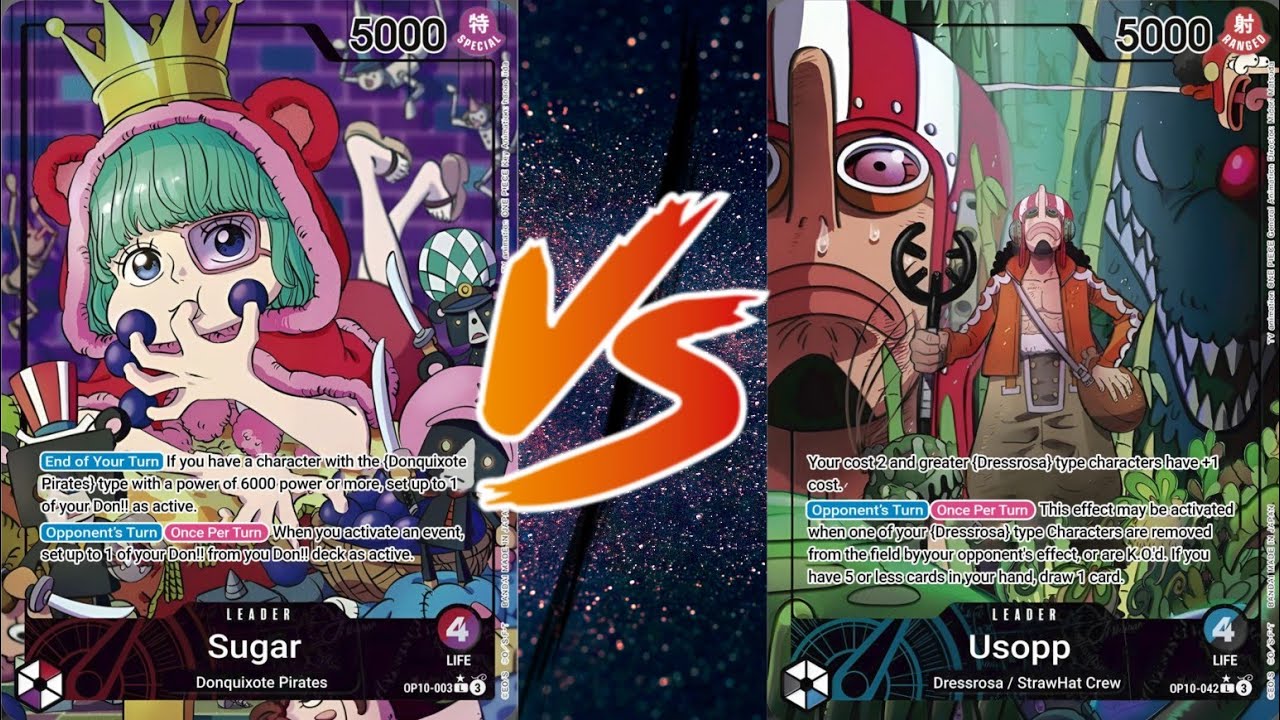One Piece Card Game: Sugar vs Ussop [OP-10]