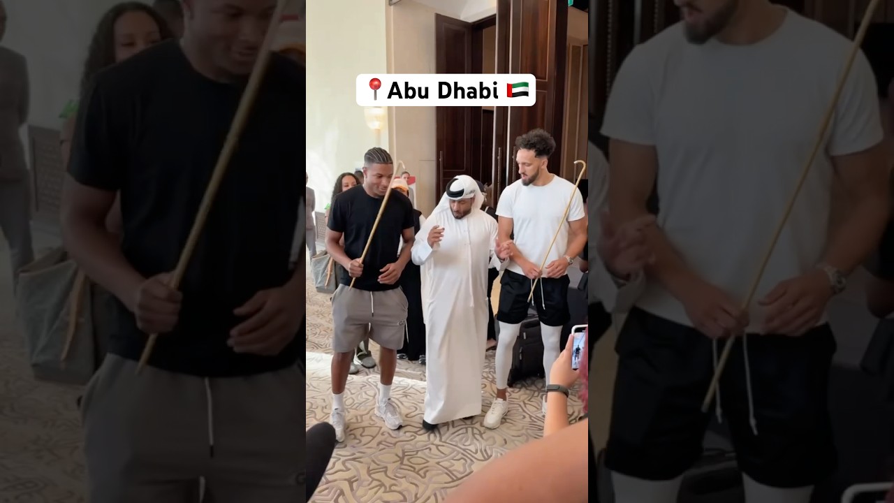 KNICK ARRIVE IN ABU DHABI 🗽 ➡️ 🇦🇪