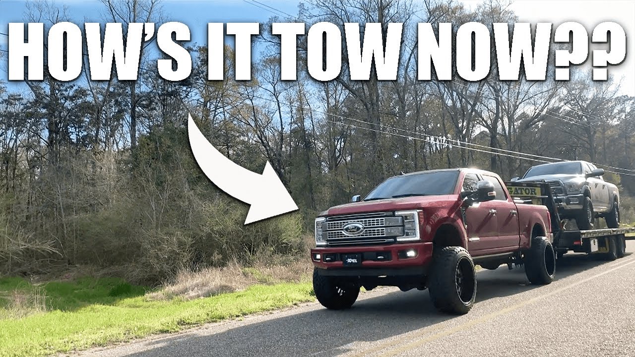ПЕРВЫЙ ТЕСТ НА БУКСИРОВКУ С МОЕГО F-250 6.7 POWERSTROKE