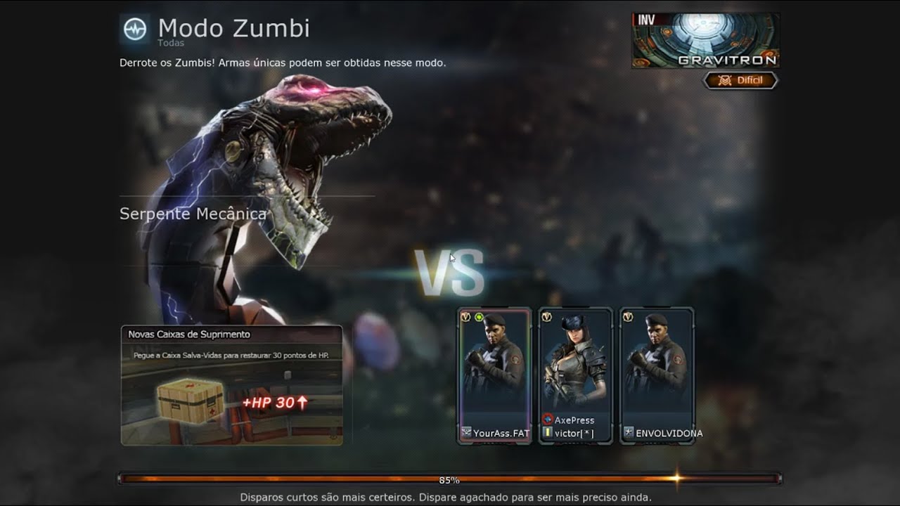 Crossfire AL - Modo Zumbi - Gravitron (Dificil) (2024)