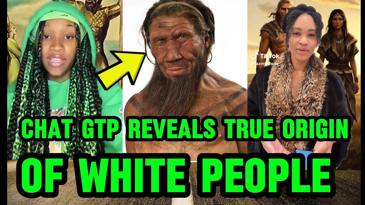 White people got NERVOUS after Chatgtp REVEALS TRUE ORIGIN of white people & the CAUCAS mountains.