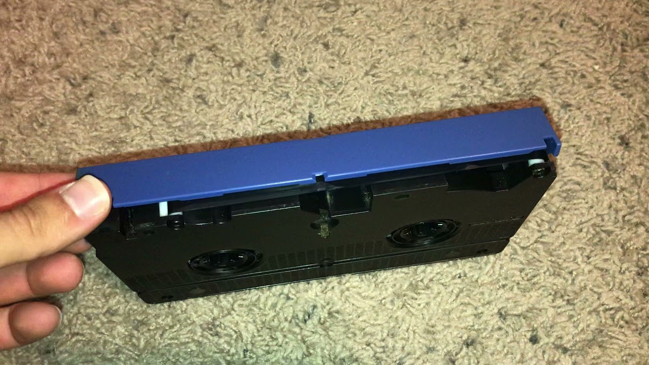Severely Damaged VHS Tape 10/15/2021