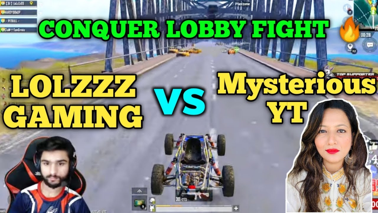 Bi lolzzz vs Mysterious yt vs Nimrod gaming full intense fight on bridge | Conqueror | Pubg emulator