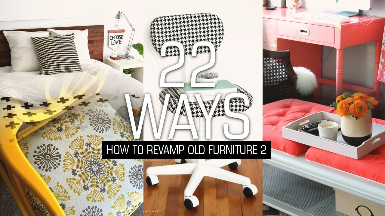 22 Ways How to Revamp Old Furniture #2