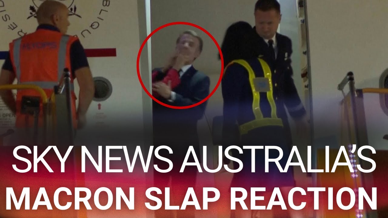 Sky News Australia hosts' best reactions to shocking Macron slap