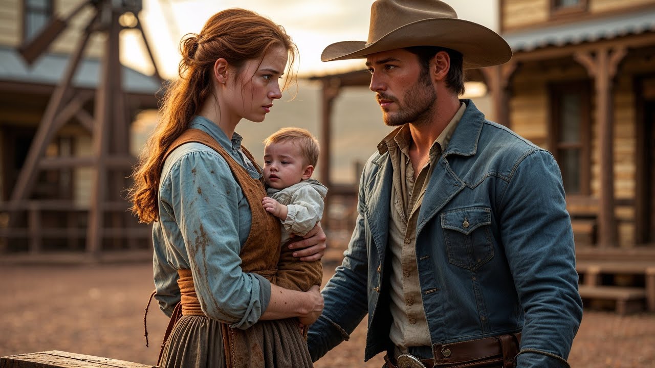 She Was Auctioned With Her Baby And No One Bid For Them, The Cowboy Stepped Forward At The End