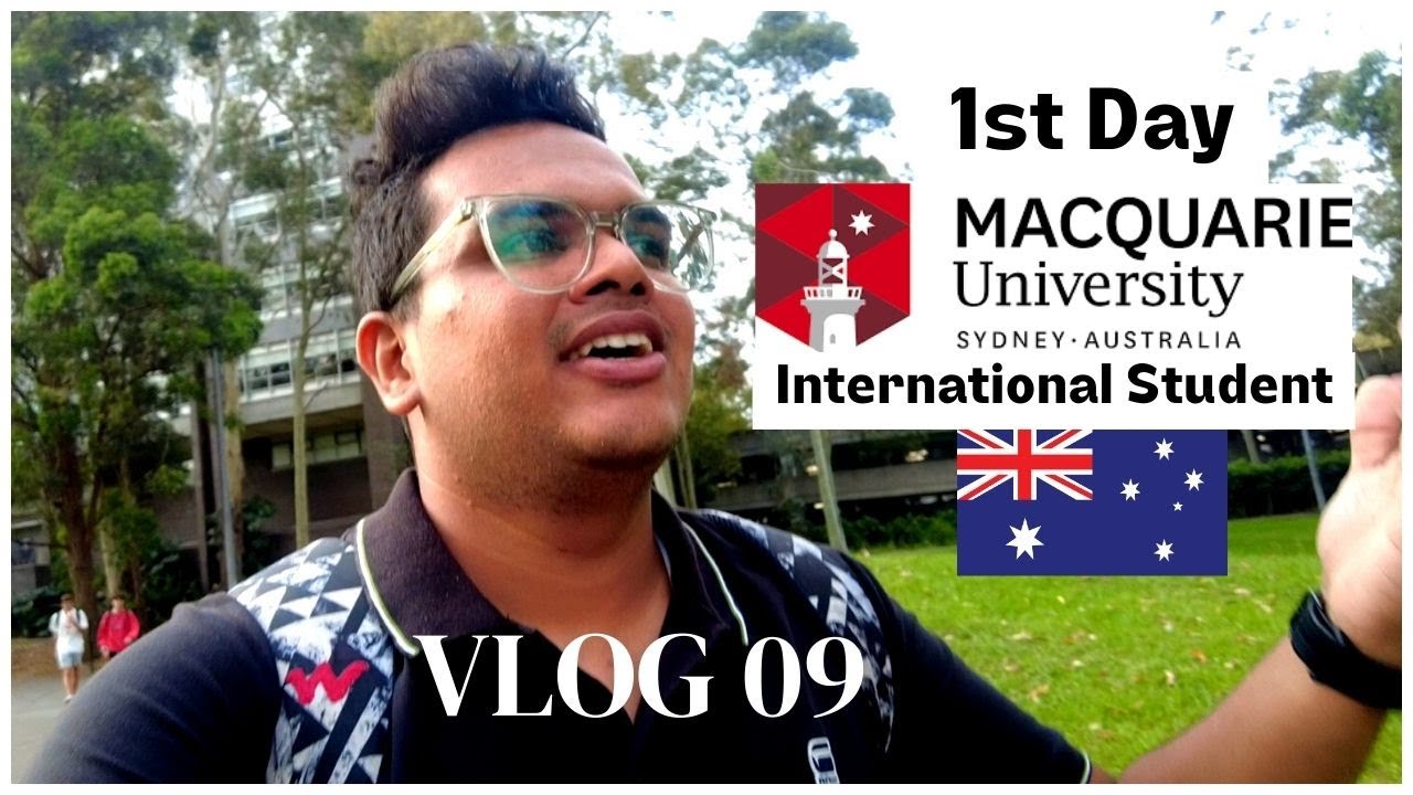 1st day at Macquarie university / International Student / Sydney Australia