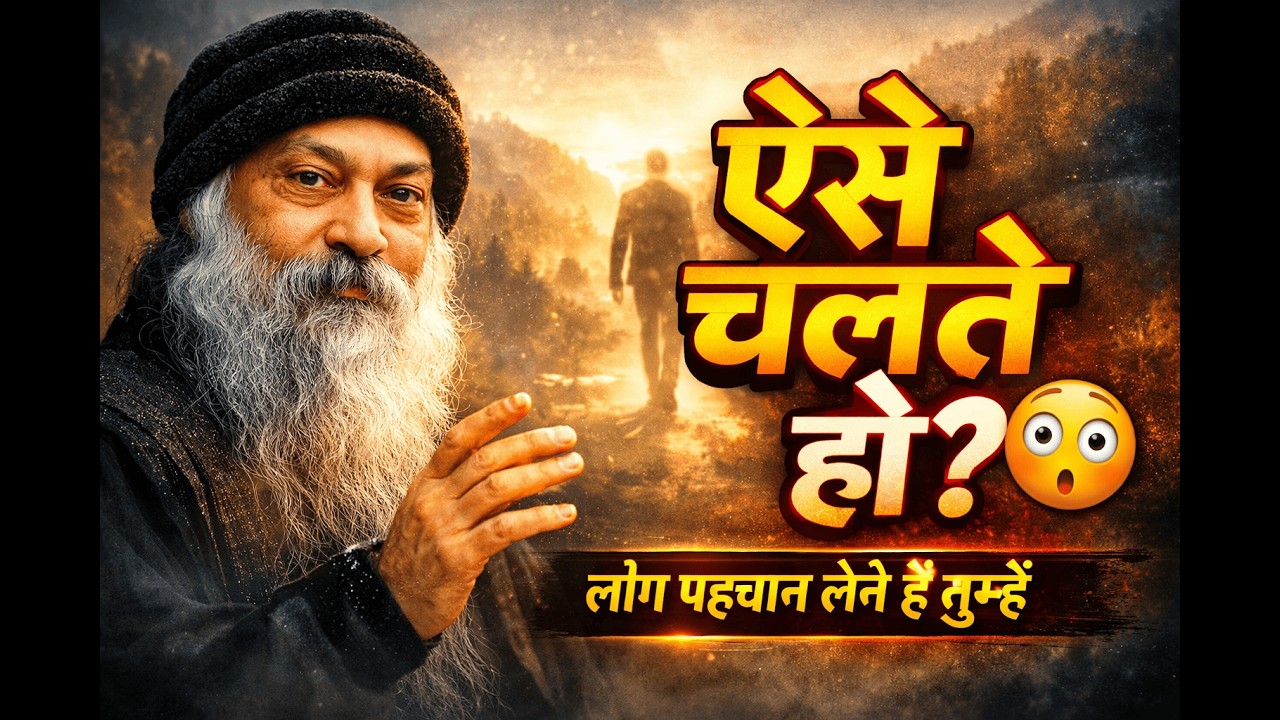 लोग आपके चलने से पहचान लेते हैं आपको | Osho inspired hindi speech | Behtar Aap Official