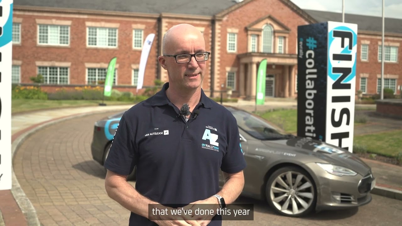 Lex Autolease EV Rally 2024: Nick Williams at the finish