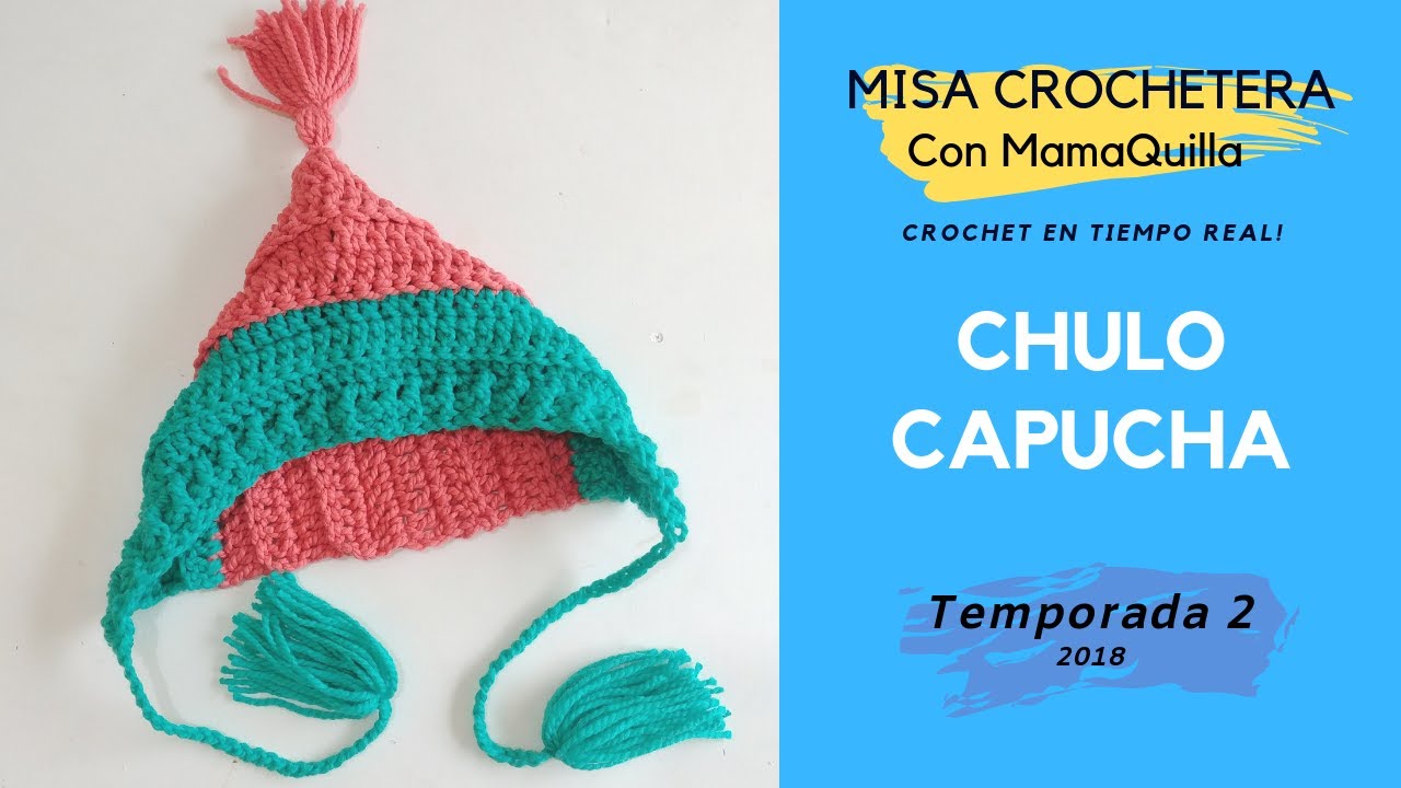 CHULO CAPUCHA EN CROCHET - Paso a Paso por mamaQuilla