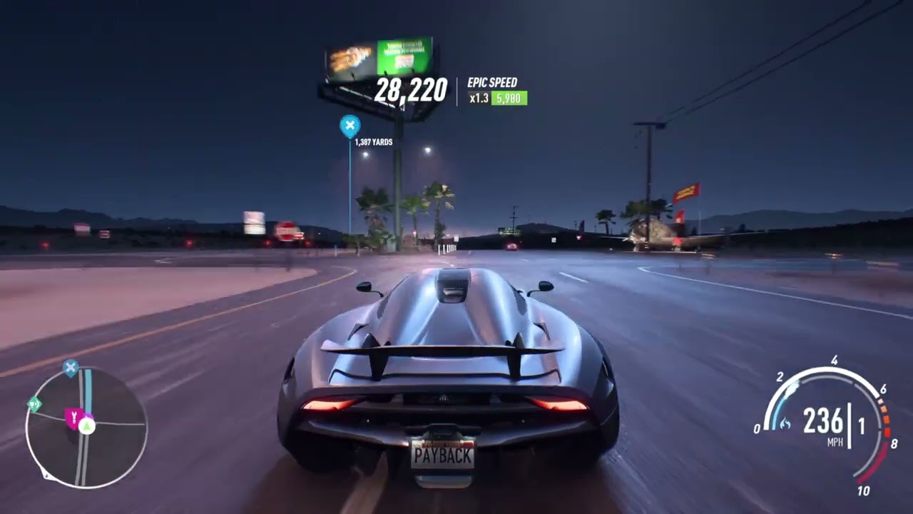 Need for Speed Payback PS4 Hyperspeed Trophy