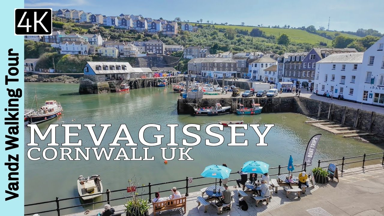 Mevagissey Cornwall UK🇬🇧 - Places to go in Cornwall - Walking Tour