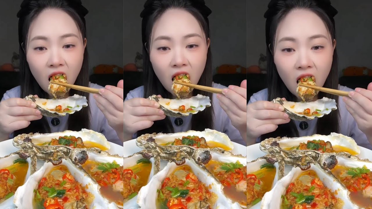 Eating oysters 🦪🦪Seafood 🦞🦞 spicy shrimp 🍤🍤#mukbang #oysters #delicious #seafood