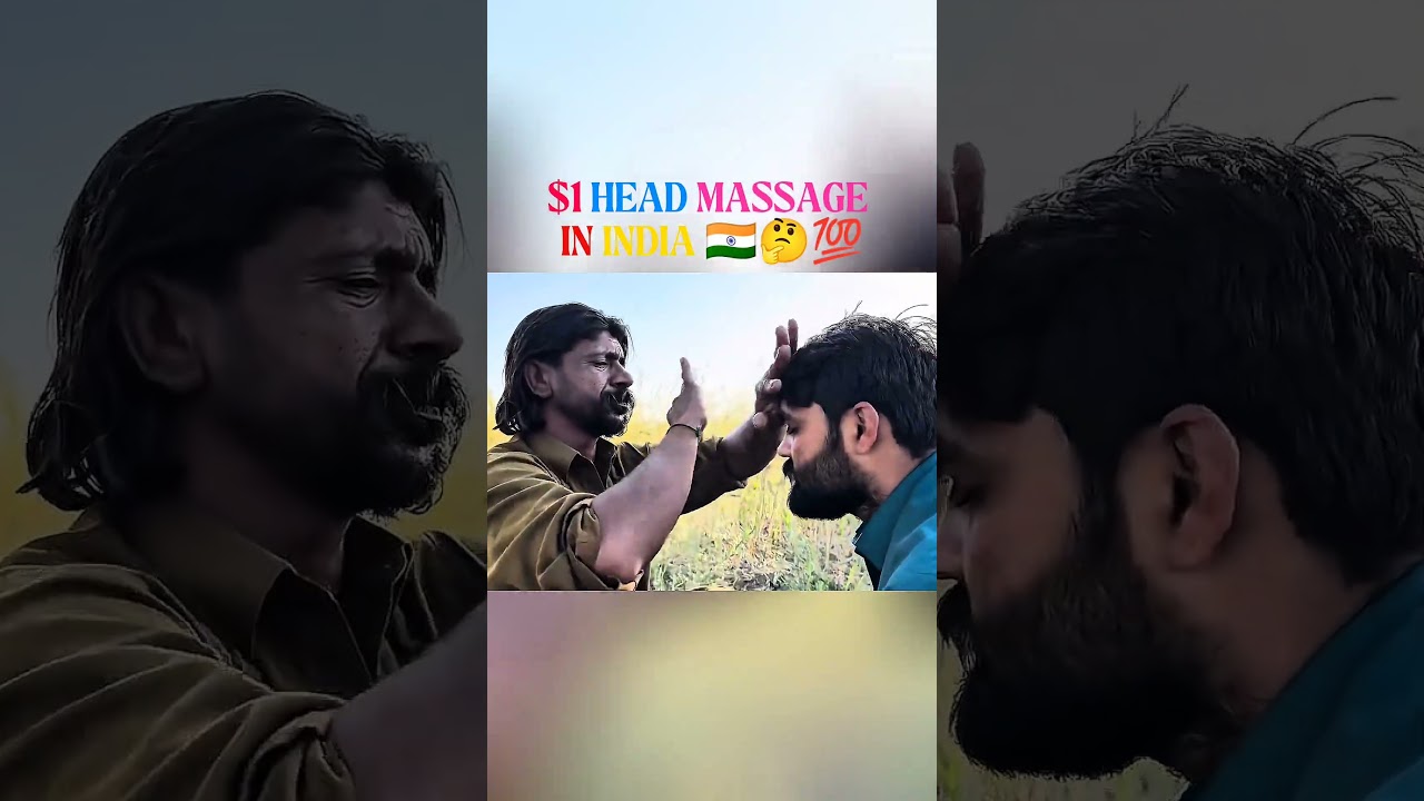 1$head Massage in India 🇮🇳💆&zwj;♂️🇺🇸#asmrsounds #india #massage #headmassage #unitedstates