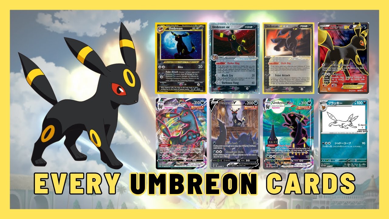 Every Umbreon Pokemon Card #Umbreon#Eeveelution #PokemonTCG