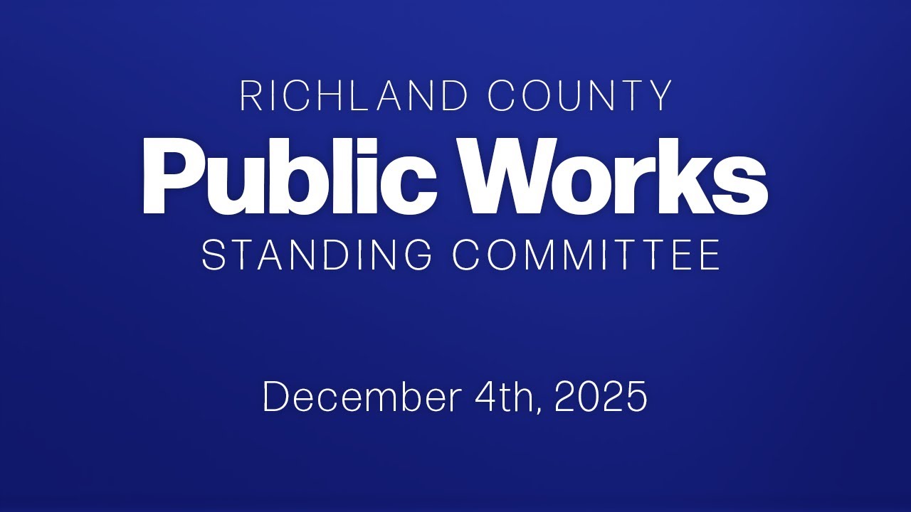 Public Works Standing Committee - 2025/12/04