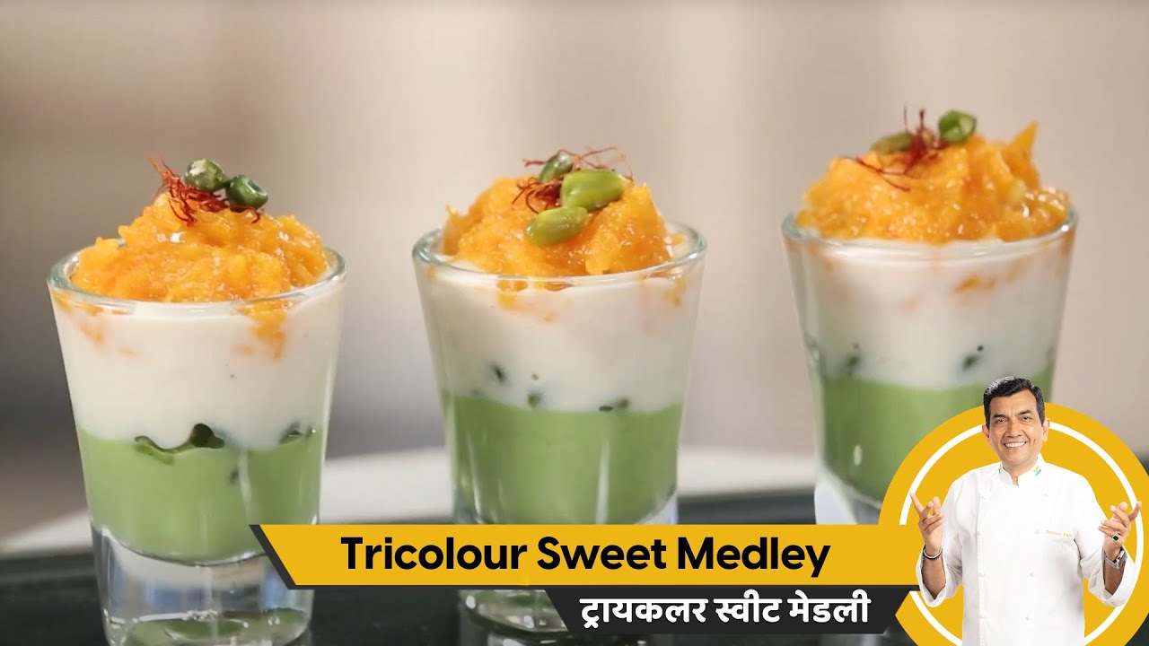 Tricolour Sweet Medley  | Indian Dessert | Sanjeev Kapoor Khazana