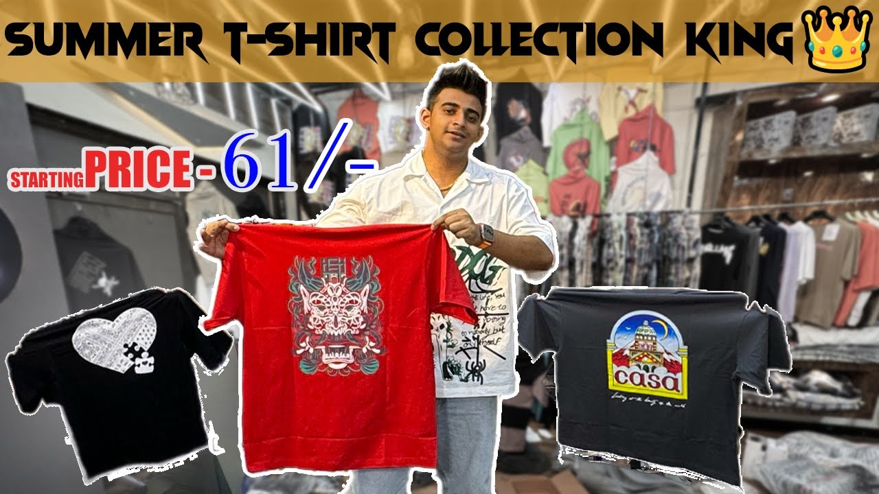 WHOLESALE GARMENT/ SONI ENTERPRISES/ SONIBROS SUMMER COLLECTION T-SHIRT KING /WHOLESALE MARKET