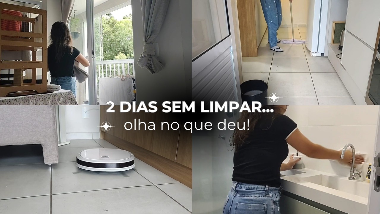 Limpeza completa de segunda 🧼 a casa estava um caos depois do fim de semana.