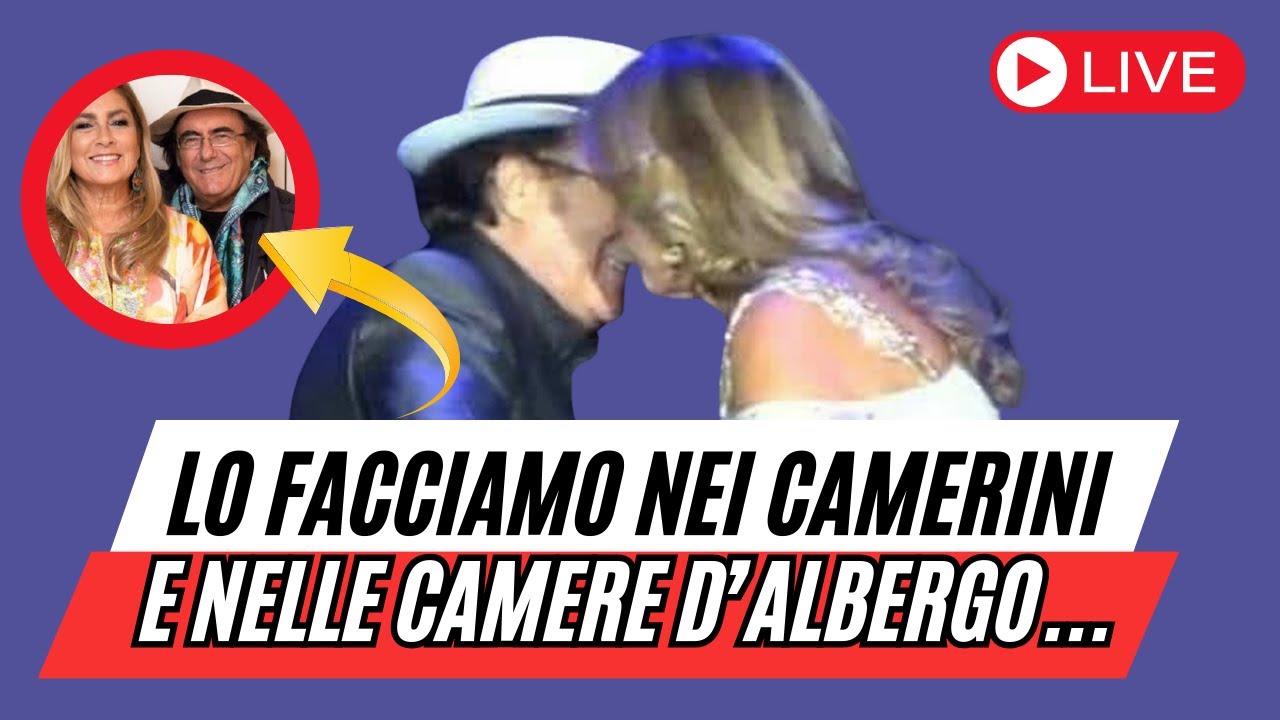 ALBANO CARRISI E ROMINA POWER: confessano i dietro le quinte. Lo facciamo nei camerini e in albergo!