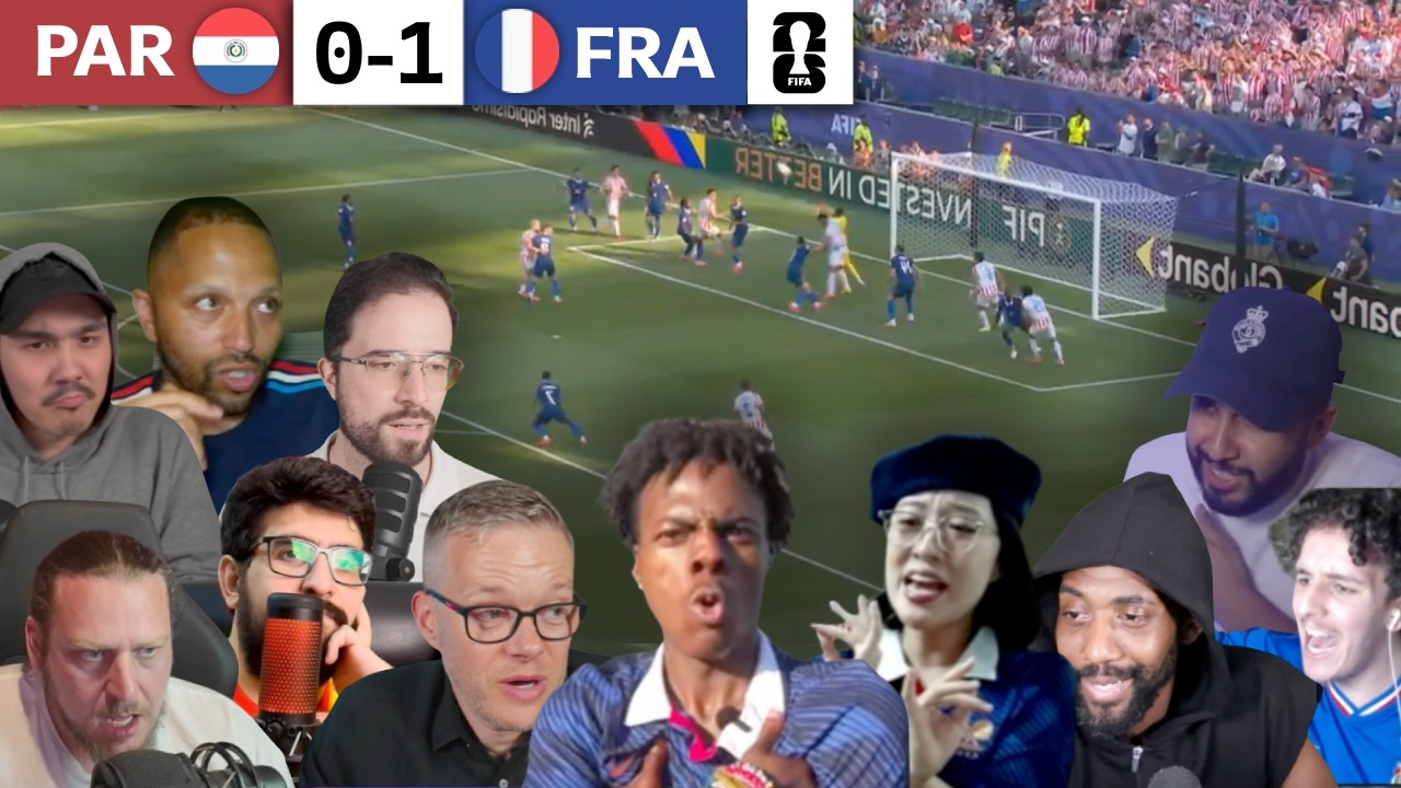 FRANCE HATERS CRY, FANS ERUPT After NARROW 1-0 WORLD CUP WIN vs PARAGUAY! ❤️&zwj;🔥 | REACTIONS